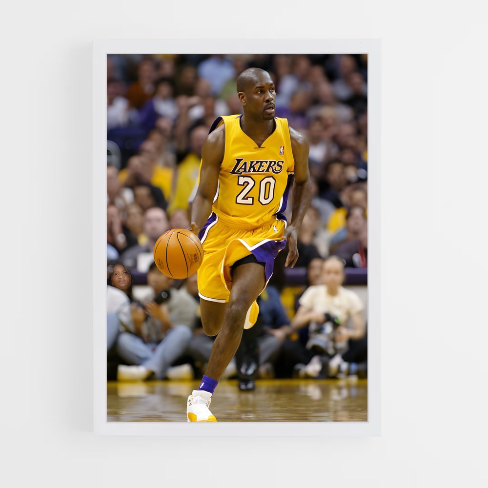 Poster Gary payton – affiche Basketball (vue 3)